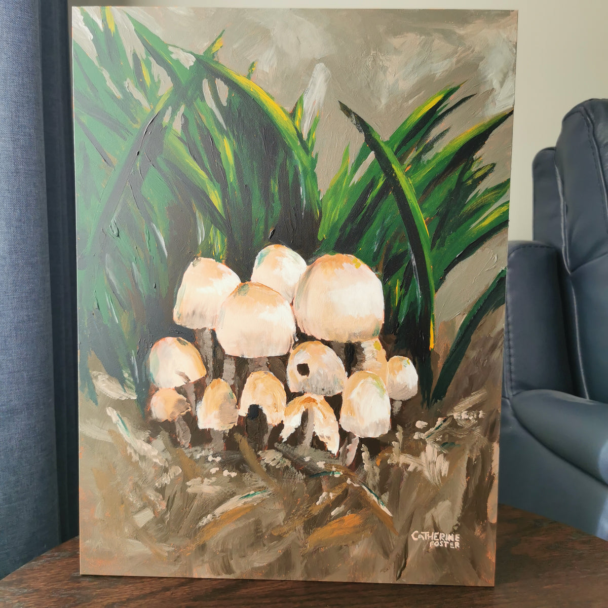 Mushroom Hideaway - Original Art Painting