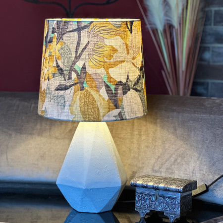 Amber Citrus Linen empire lampshade