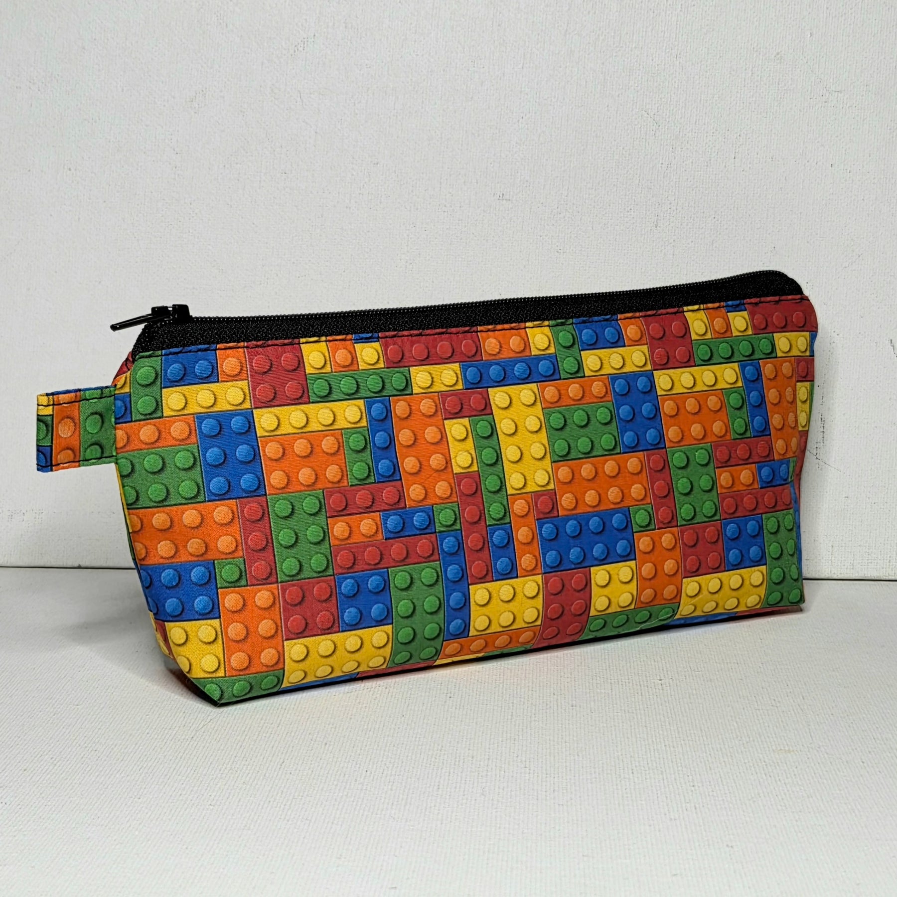 Pencil case in Building Block fabric