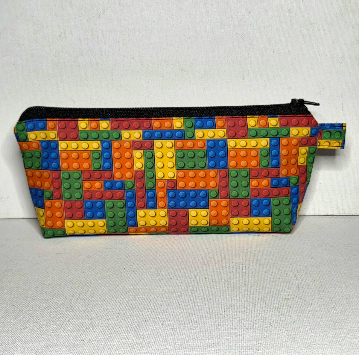 Pencil case in Building Block fabric