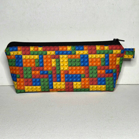 Pencil case in Building Block fabric