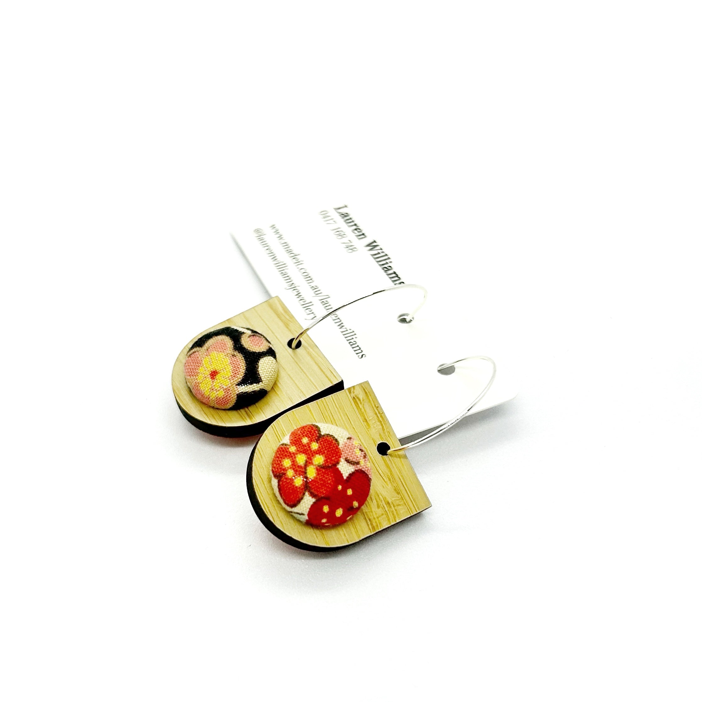 Double Sided Bamboo and Kimono Drops - Pinky