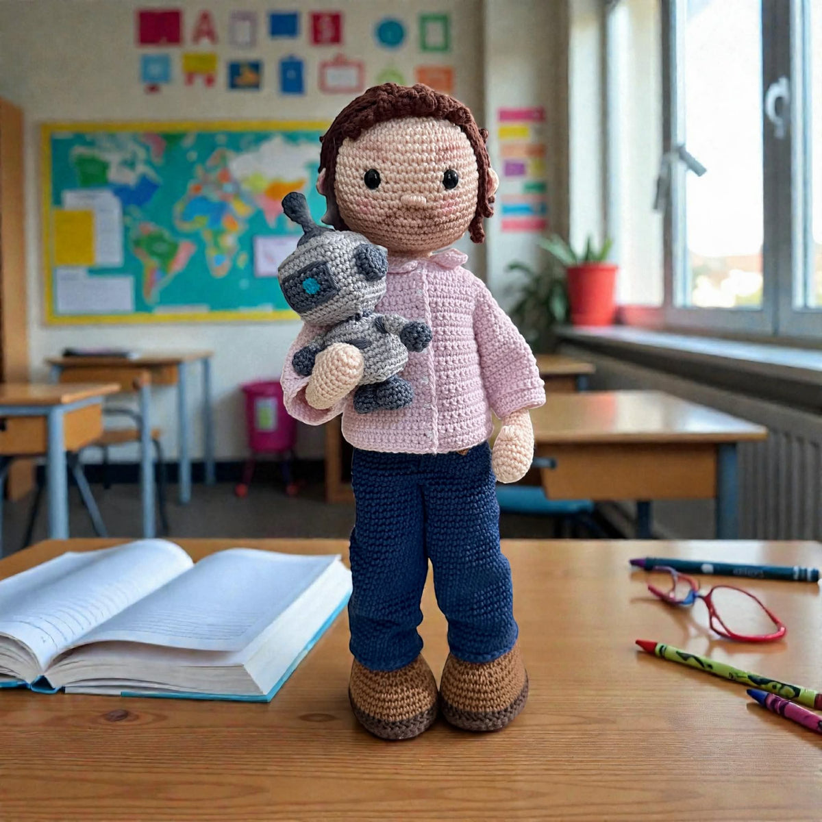 Crochet Amigurumi Art Doll Inspired