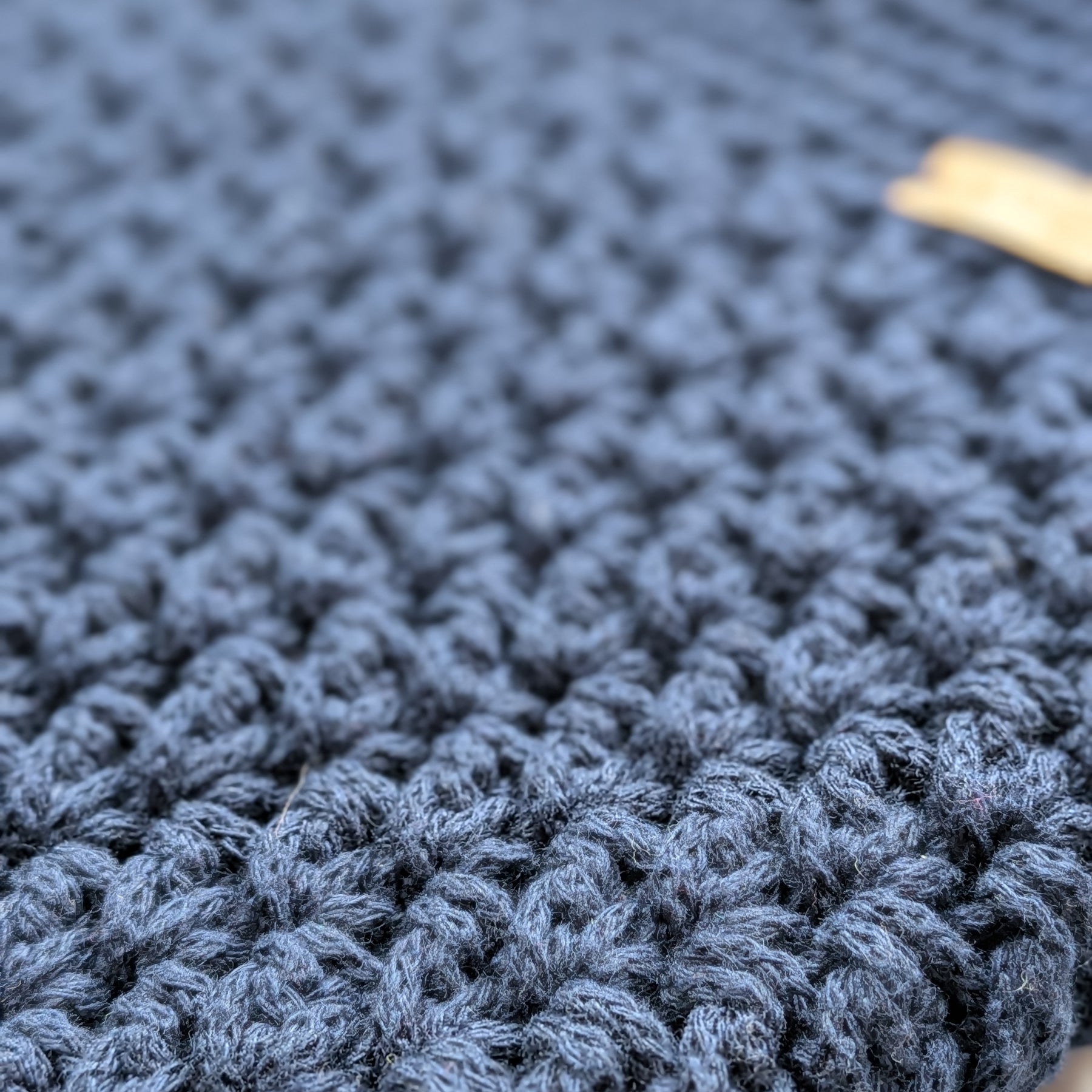 The Yarra Bag, Handmade Crochet Everyday Handbag in Navy