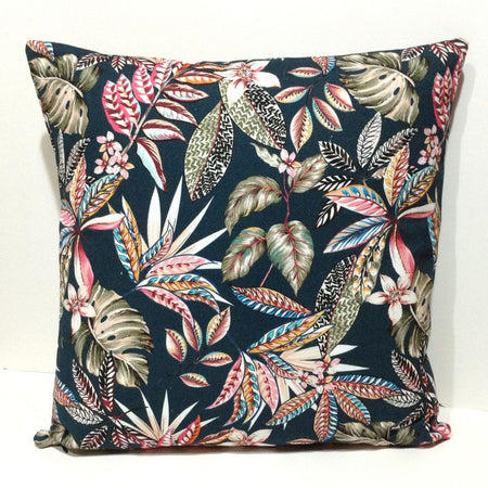 Green floral cushion covers: Classic design 45x45cm