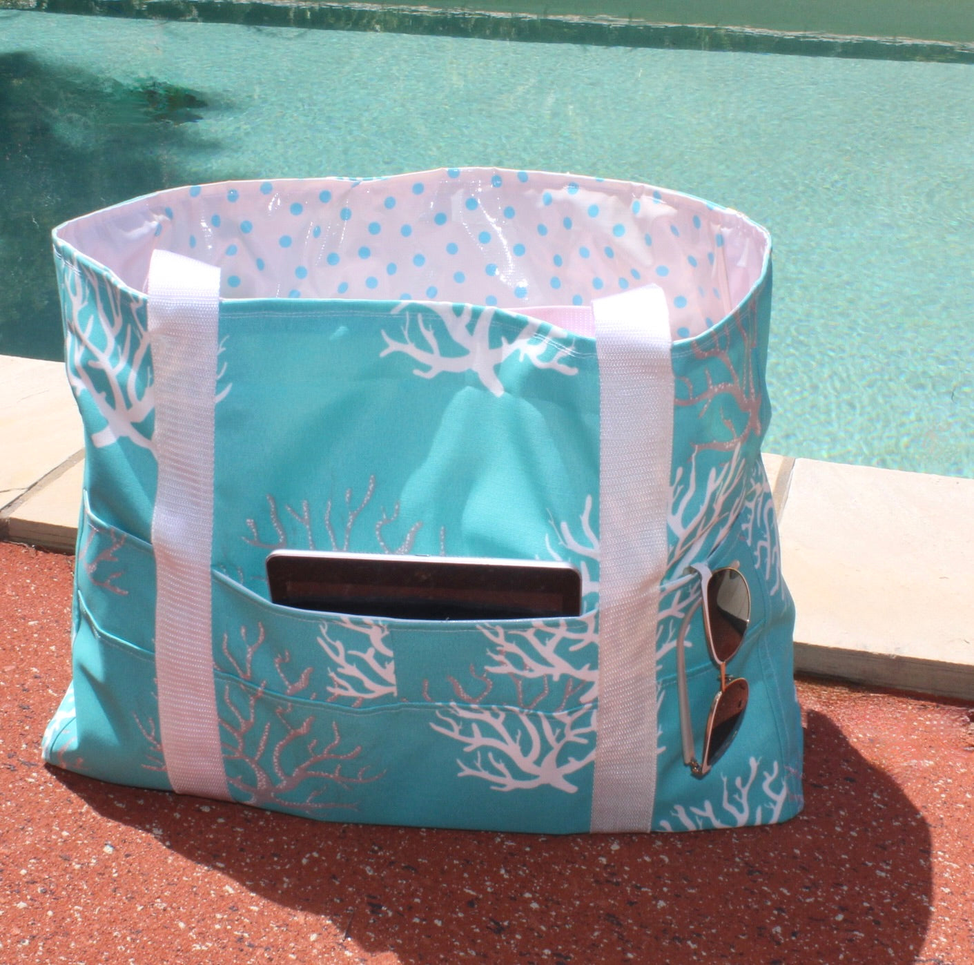 Coral Beach Bag