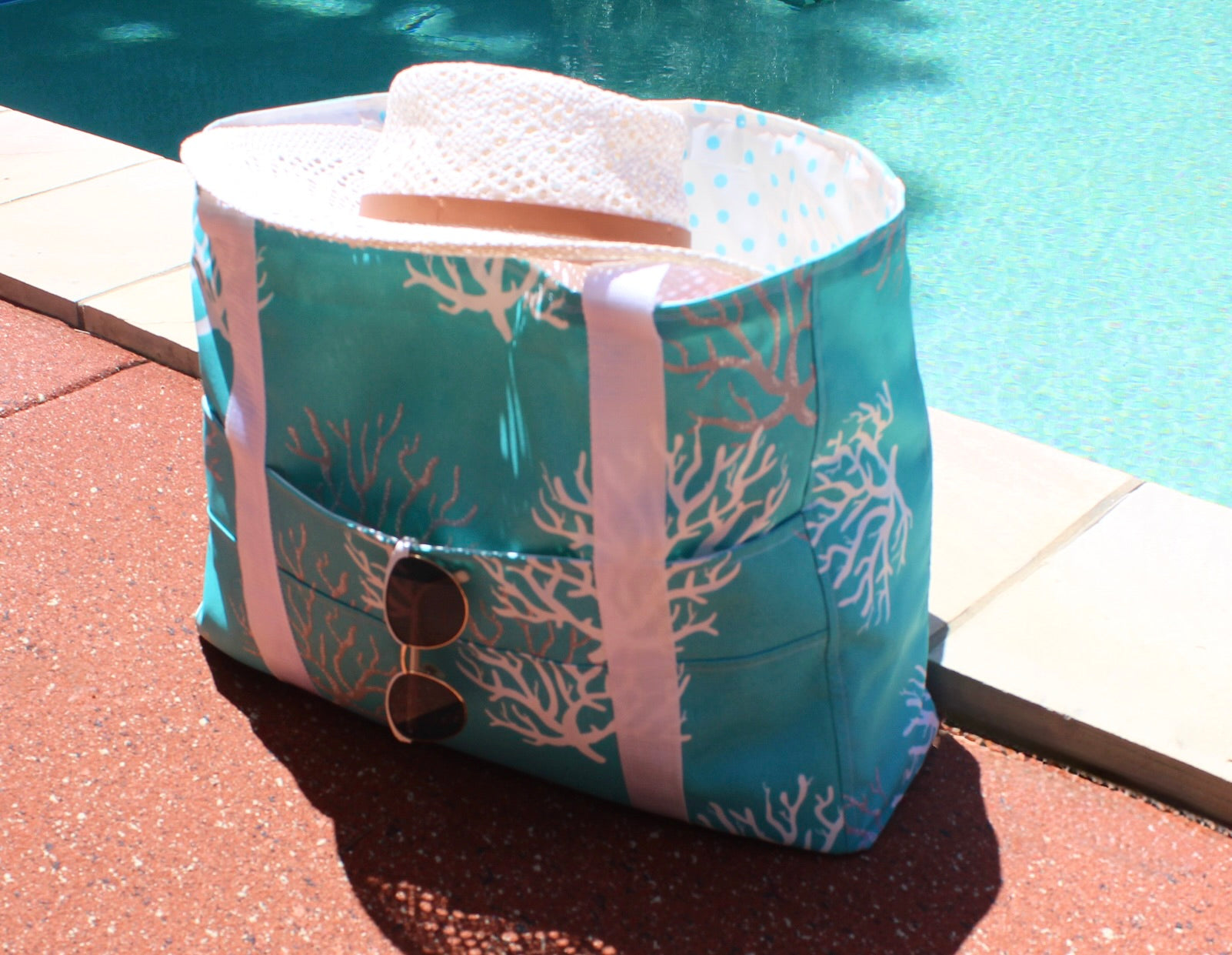 Coral Beach Bag