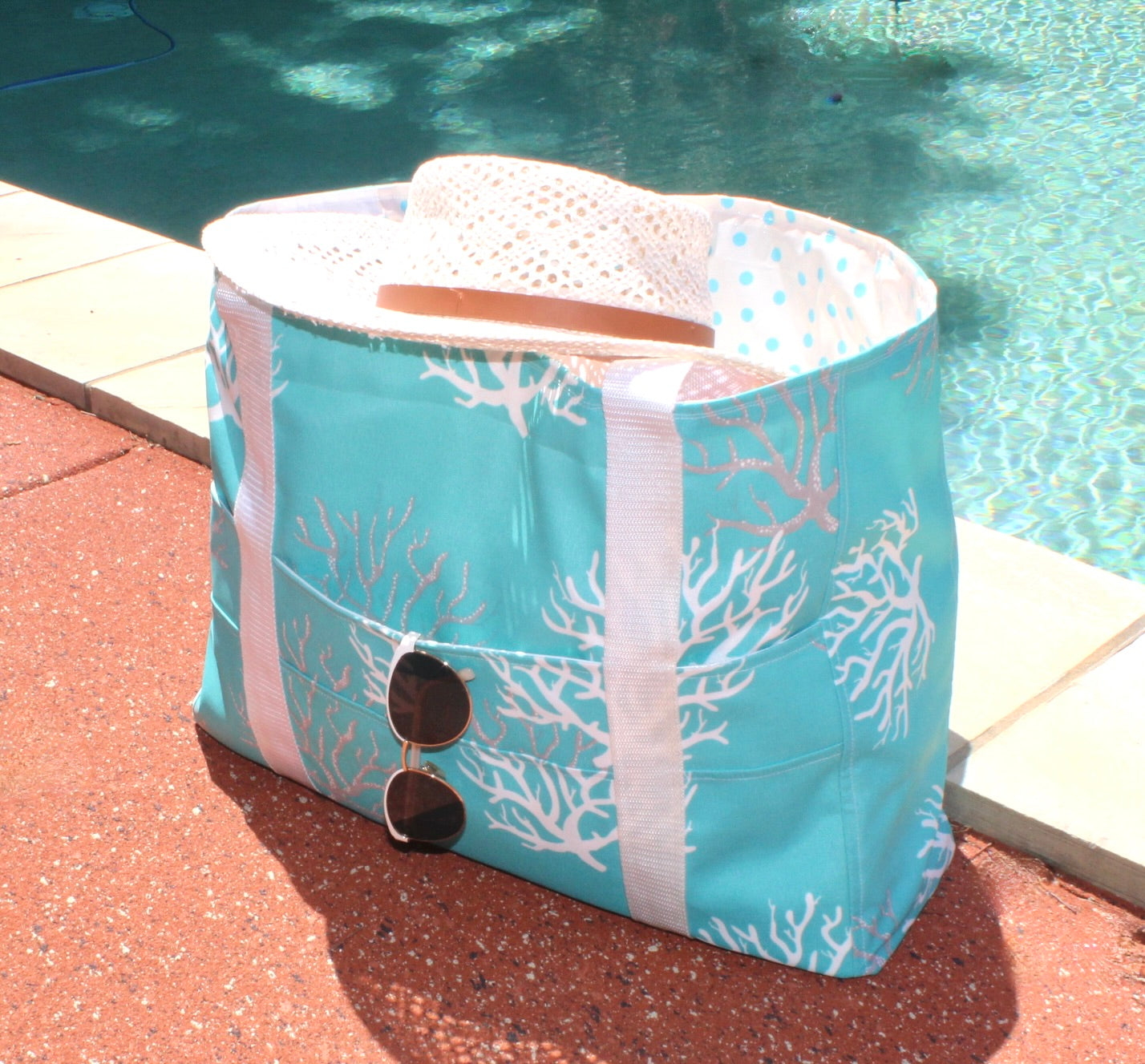 Coral Beach Bag