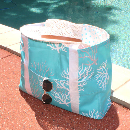 Coral Beach Bag