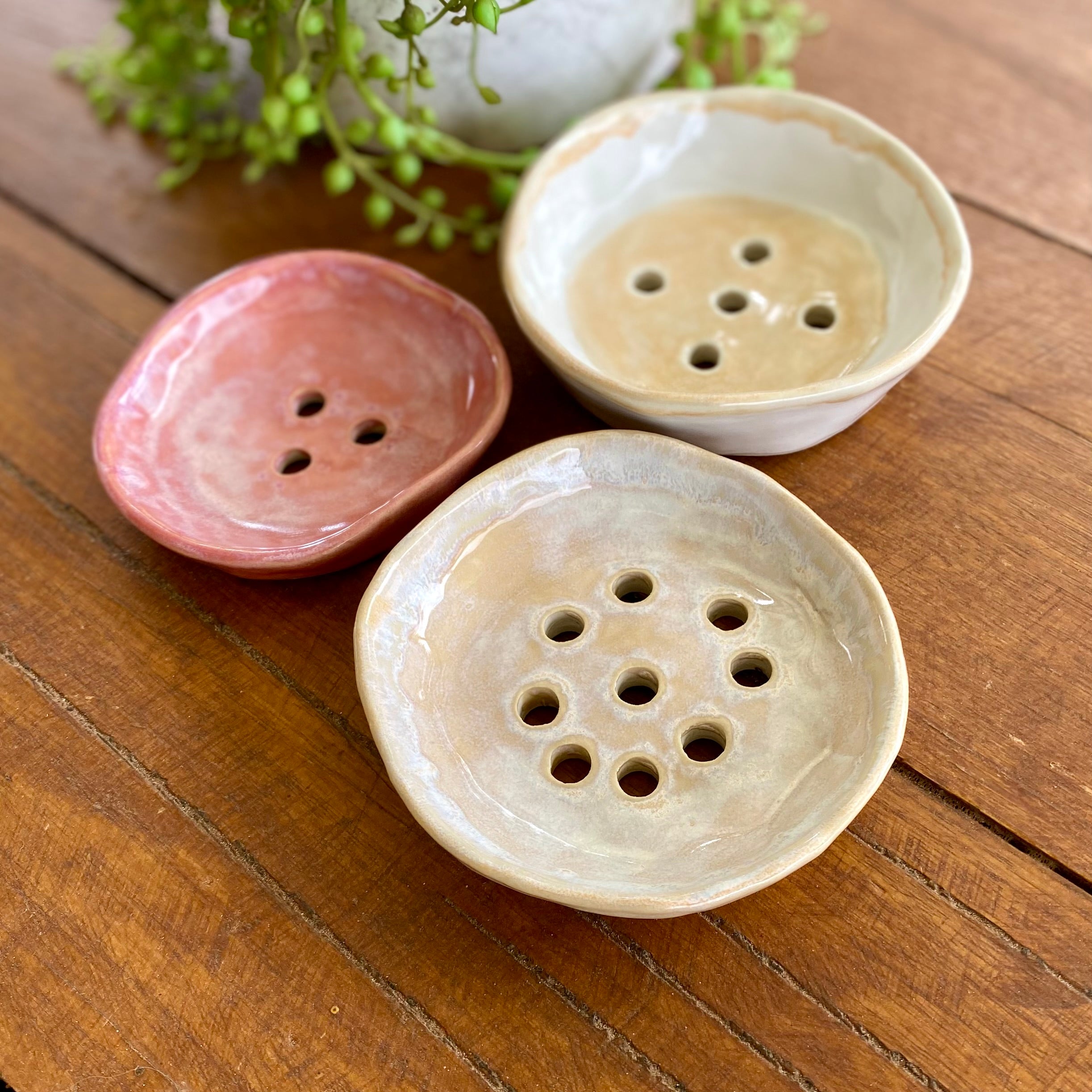 Organic Handcrafted Shampoo/ConditionerBar Holder/HandmadePottery