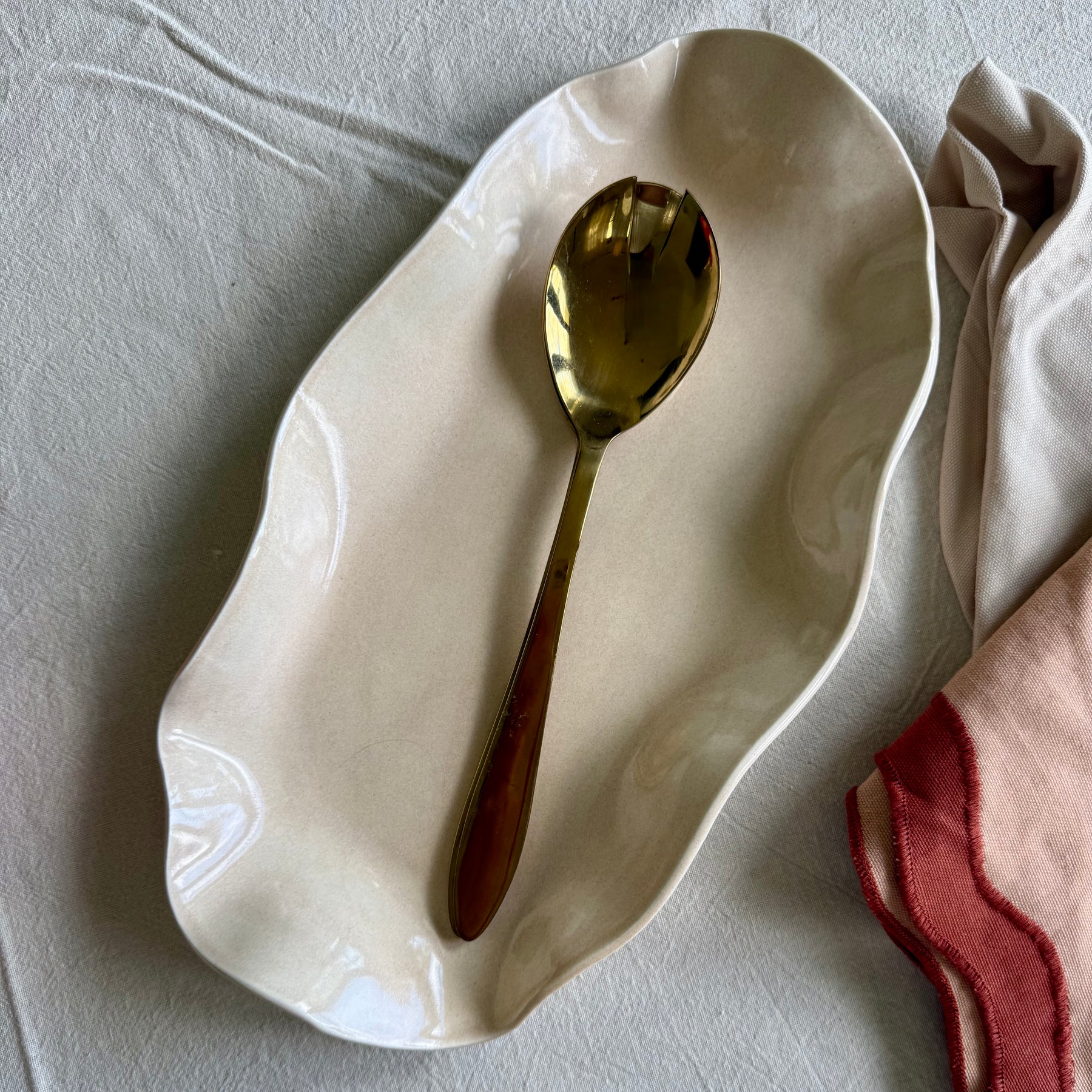 Lumen | Porcelain Ruffle Bowl | Handmade Pottery