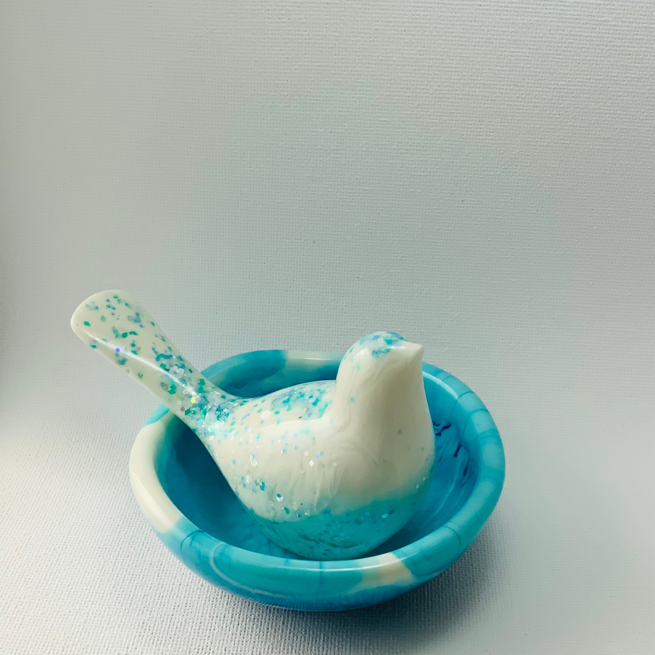 A LITTLE PLACE TO LAND | Bird and Nest Trinket Set