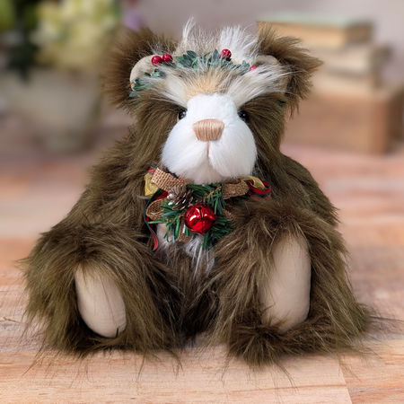 Green 2025 Christmas Collectable Artisan Teddy Bear
