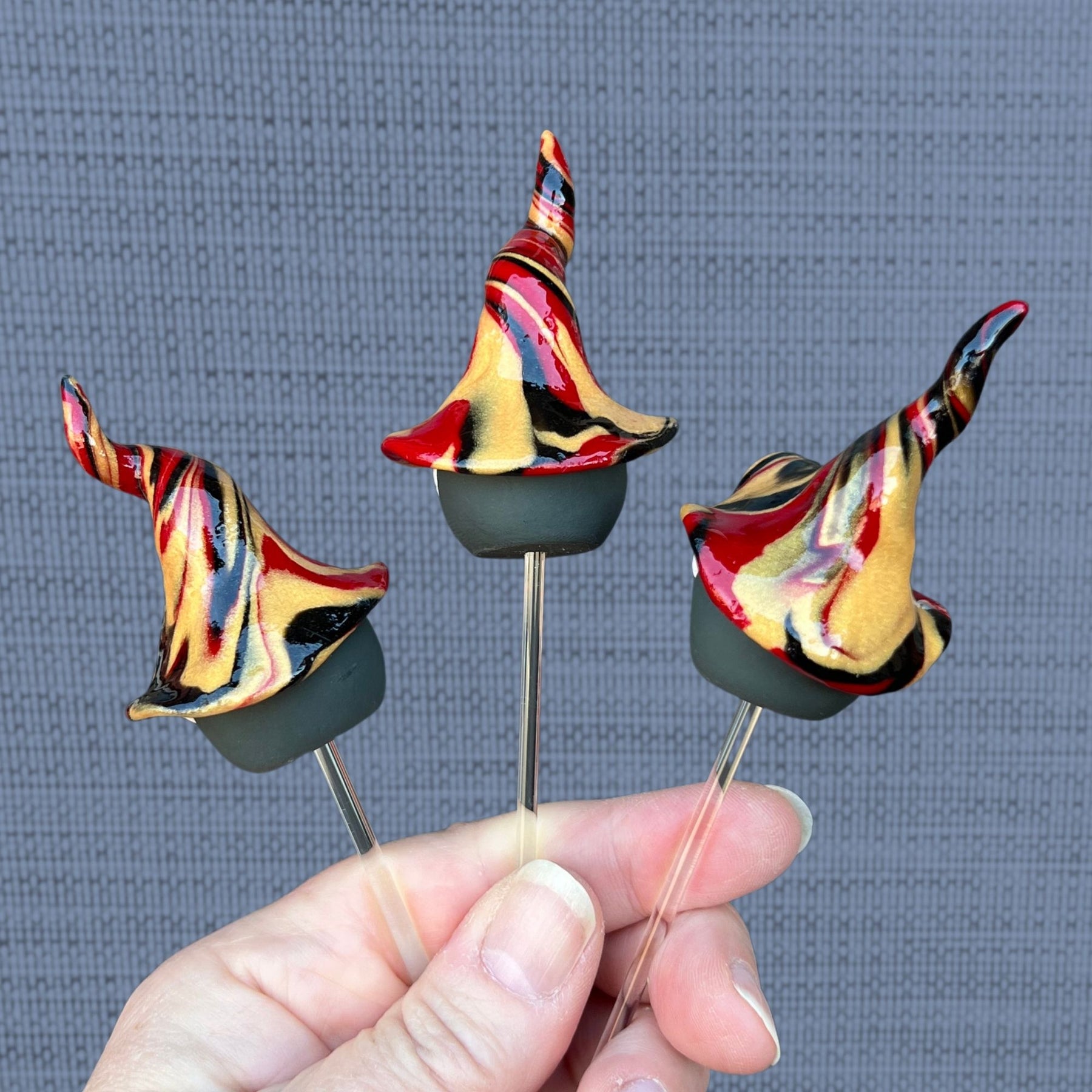 Whimsical gnome trio - Dapple, Mumphy & Flib