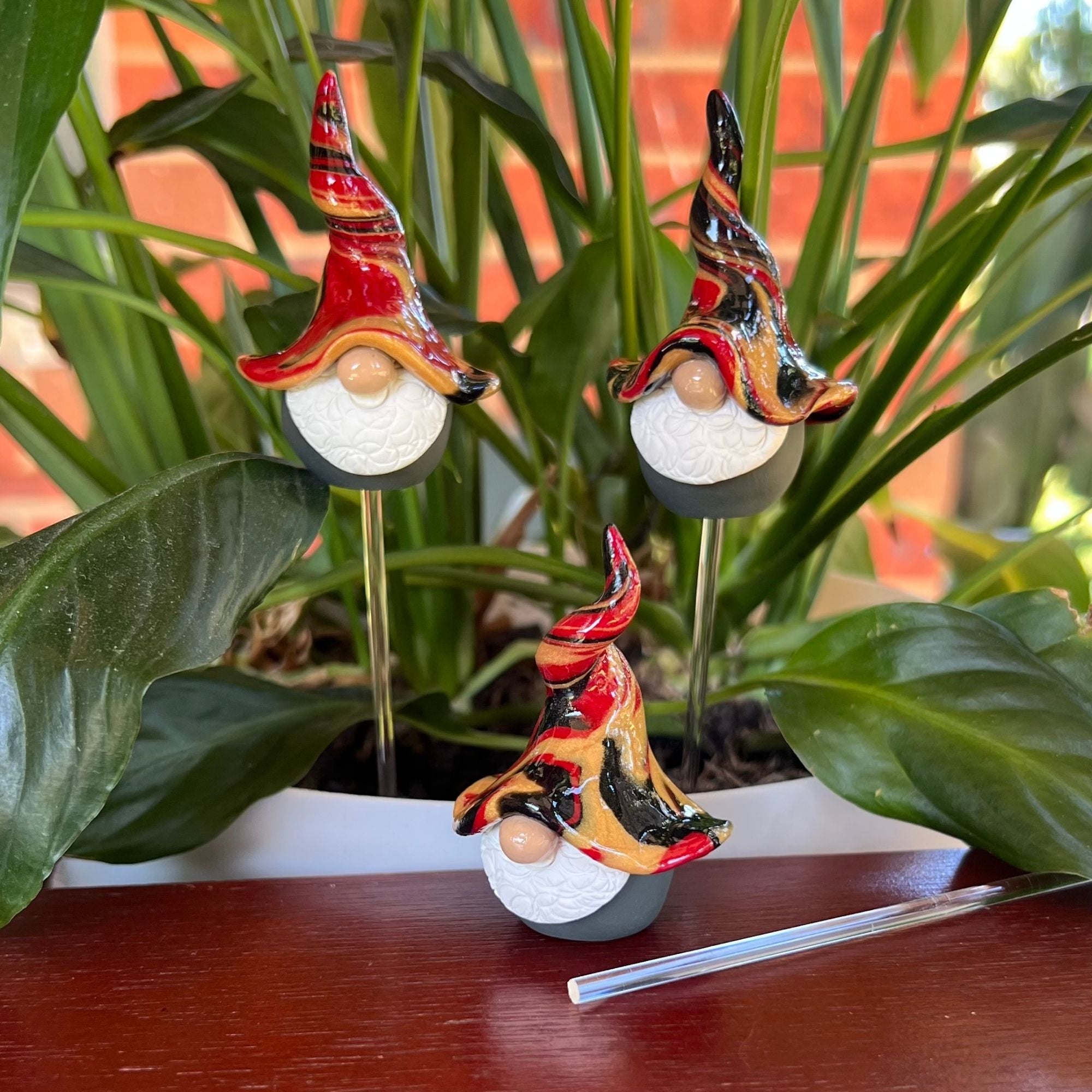 Whimsical gnome trio - Dapple, Mumphy & Flib