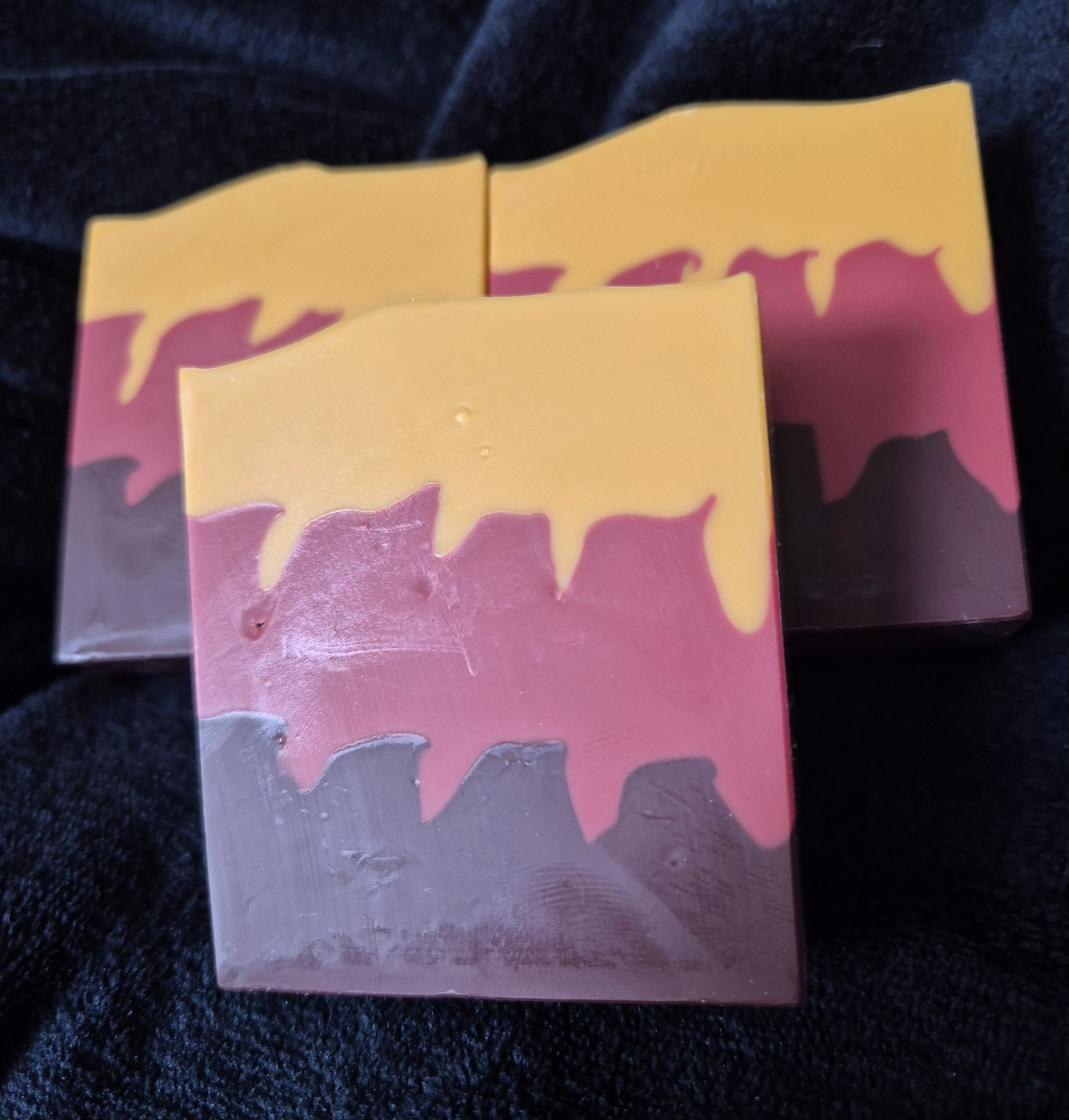 Handmade - 2 x Frankincense Myrrh Goats Milk Soap Bar 130g