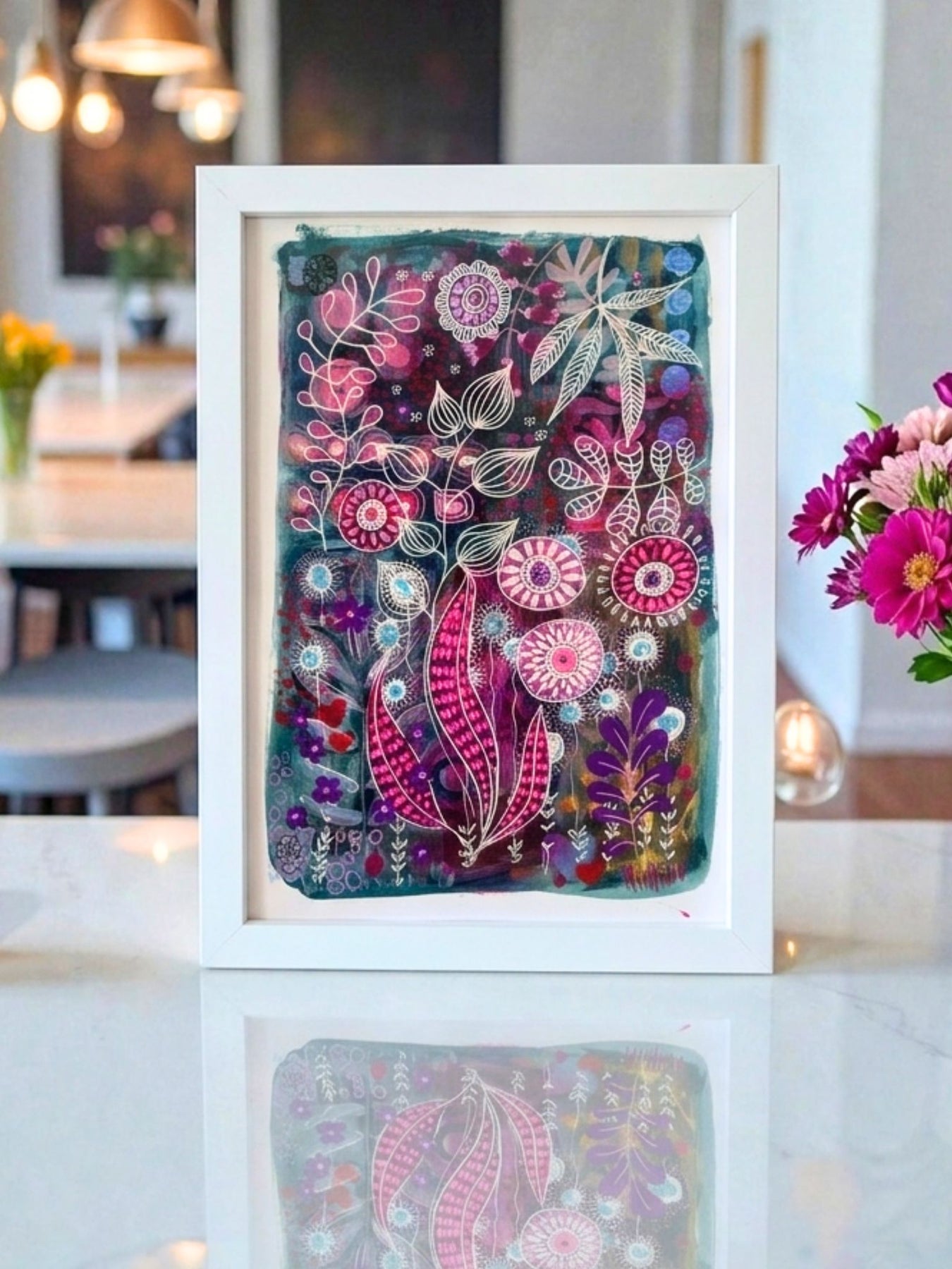 Original Hand painted Art:  Light Finds Its Way