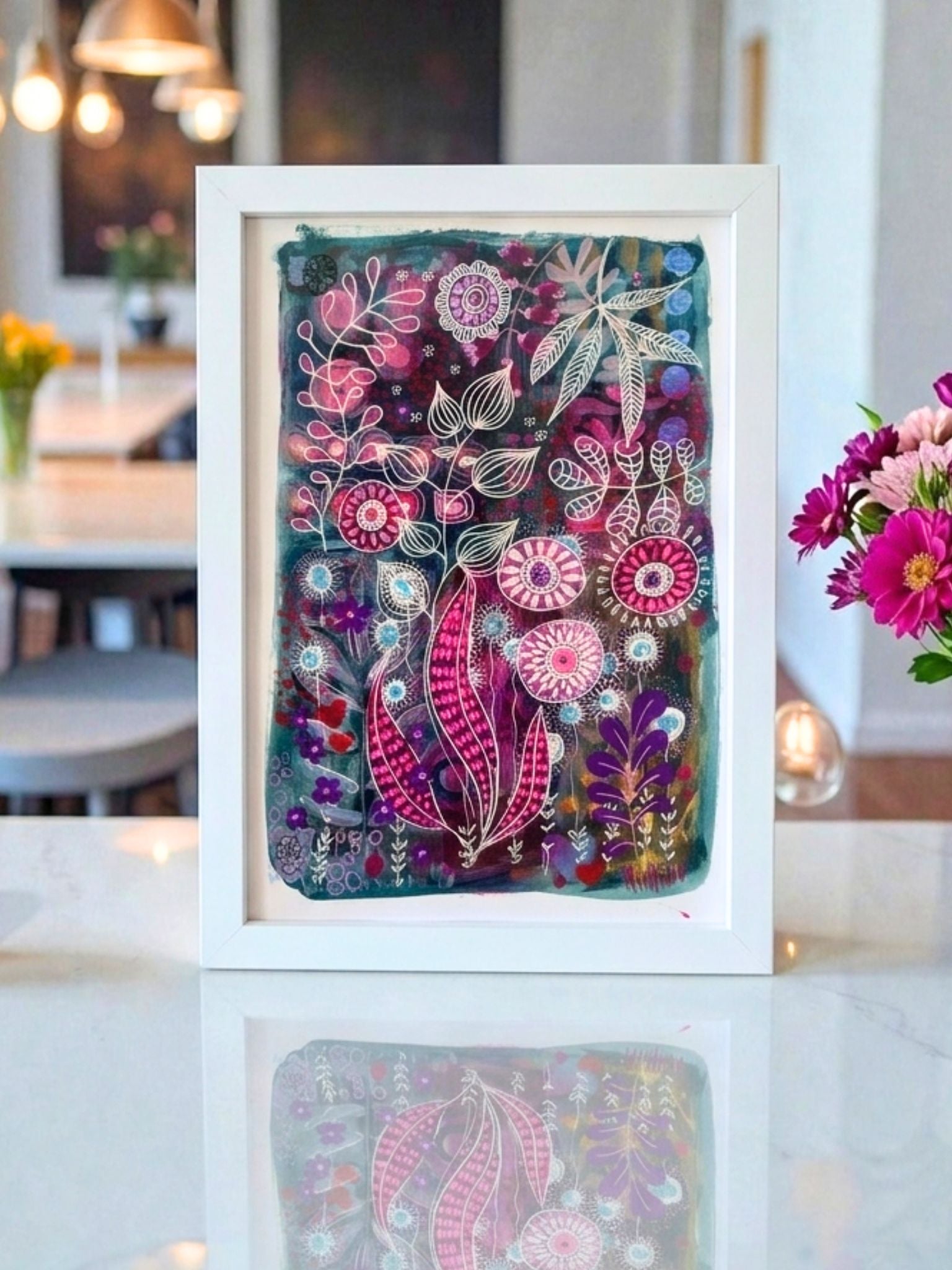 Original Hand painted Art:  Light Finds Its Way