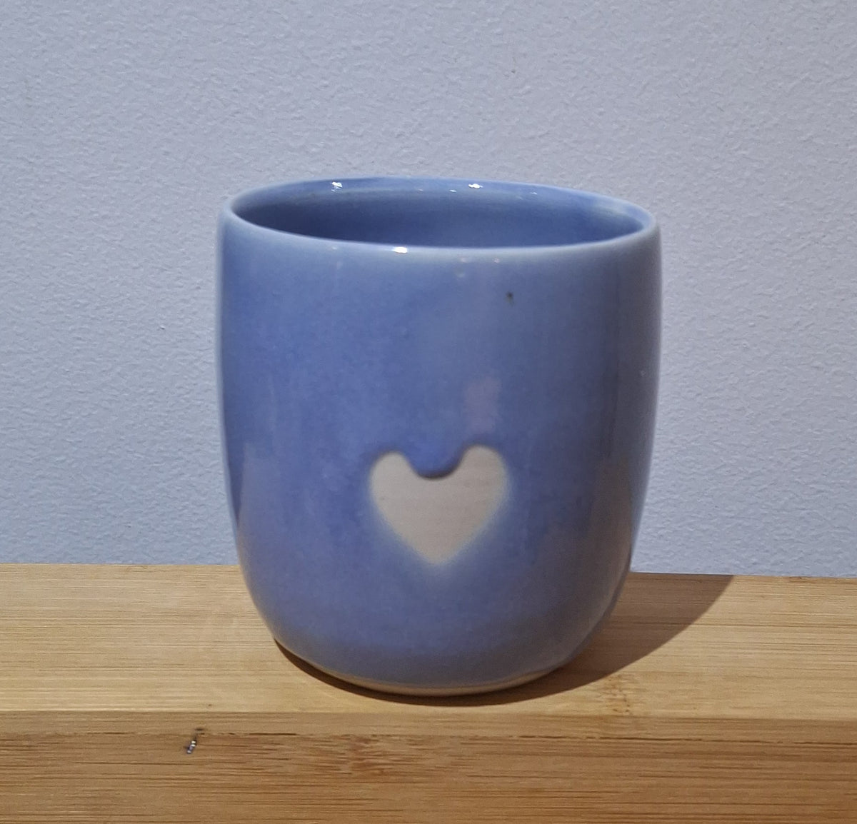 Coffee Latter Cup - Love heart Mauve