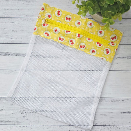 Wash Bag, Small - Lingerie/Delicates, Strawberries or Flamingos or Grevillea