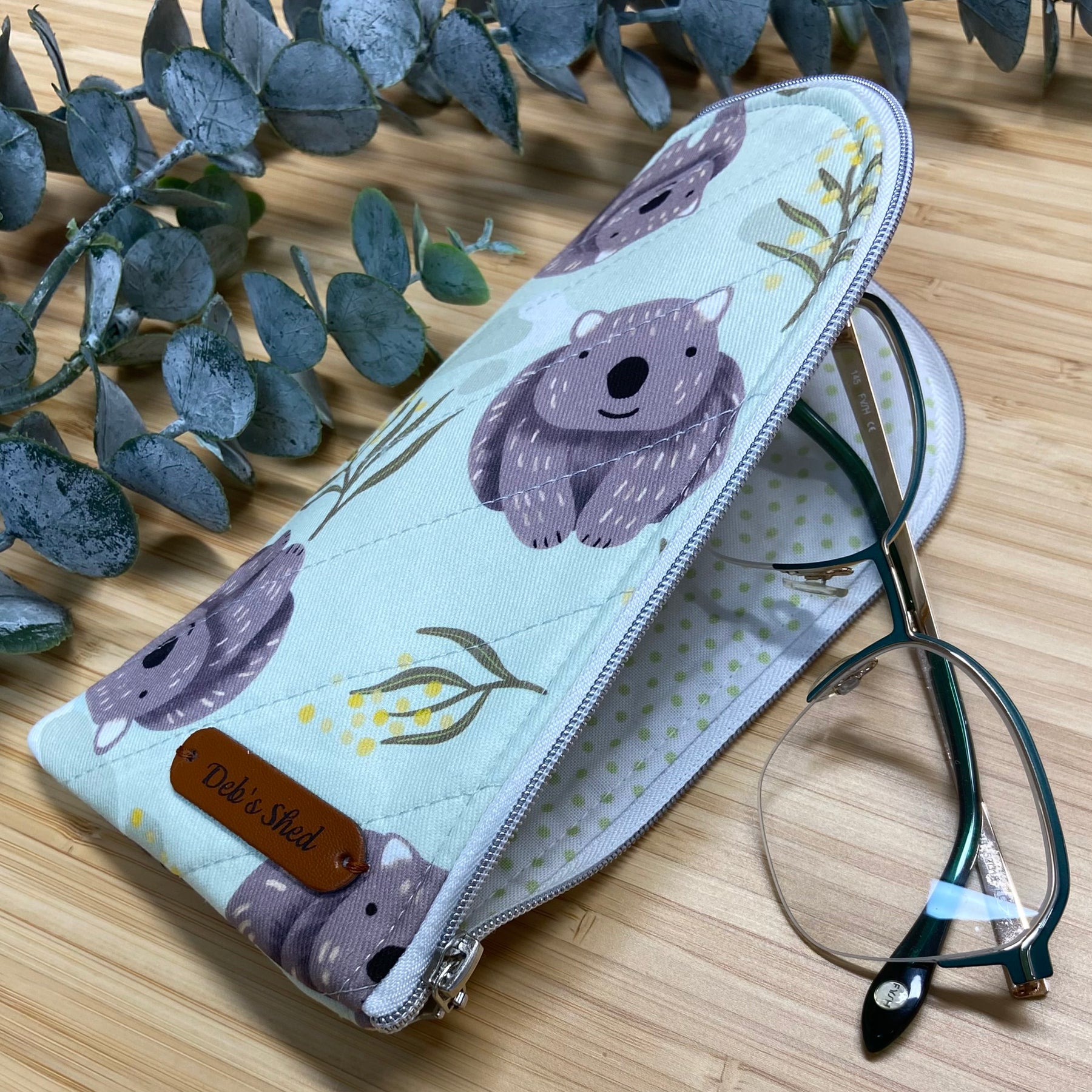 Glasses Case - Australian Themed Fabric 3