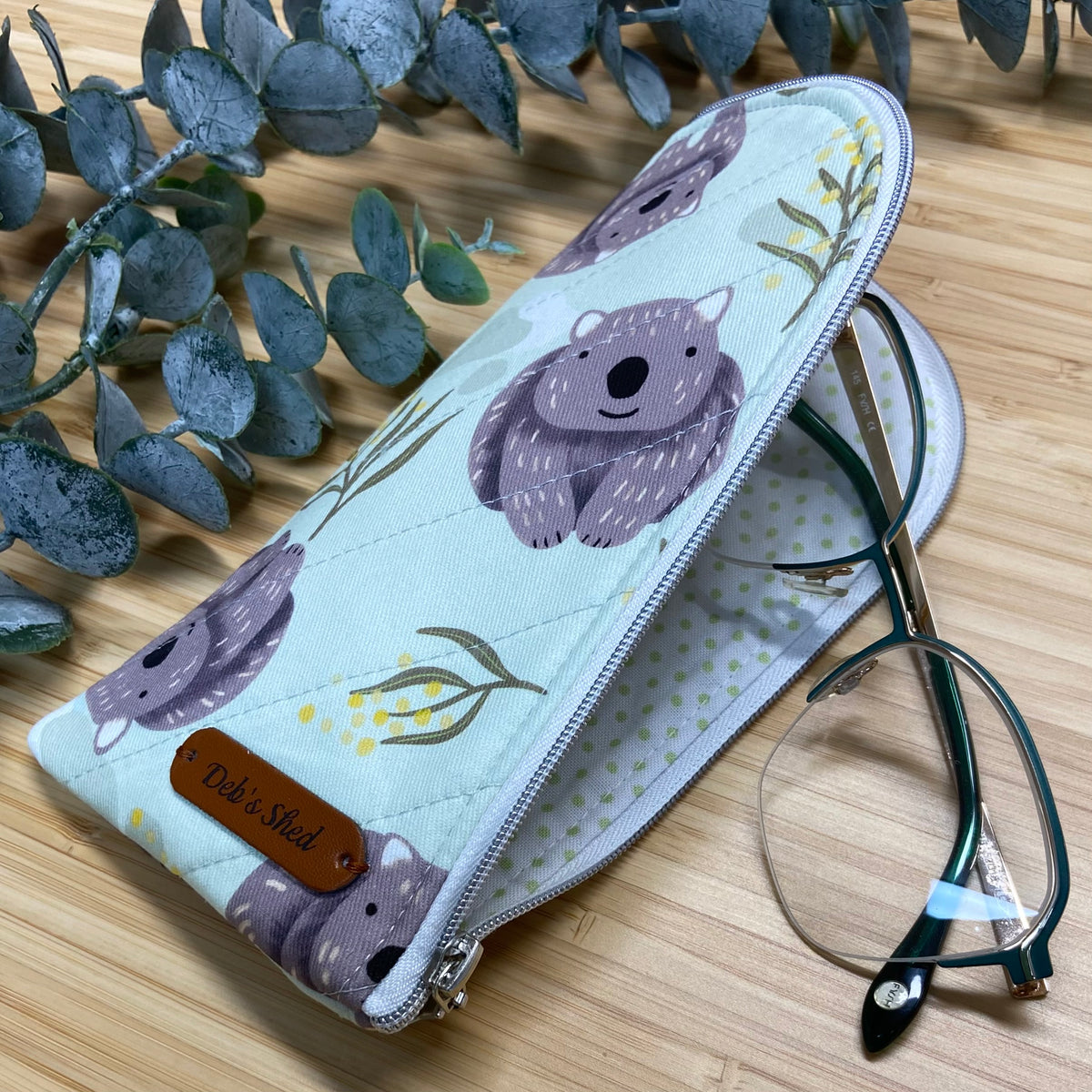 Glasses Case - Australian Themed Fabric 3