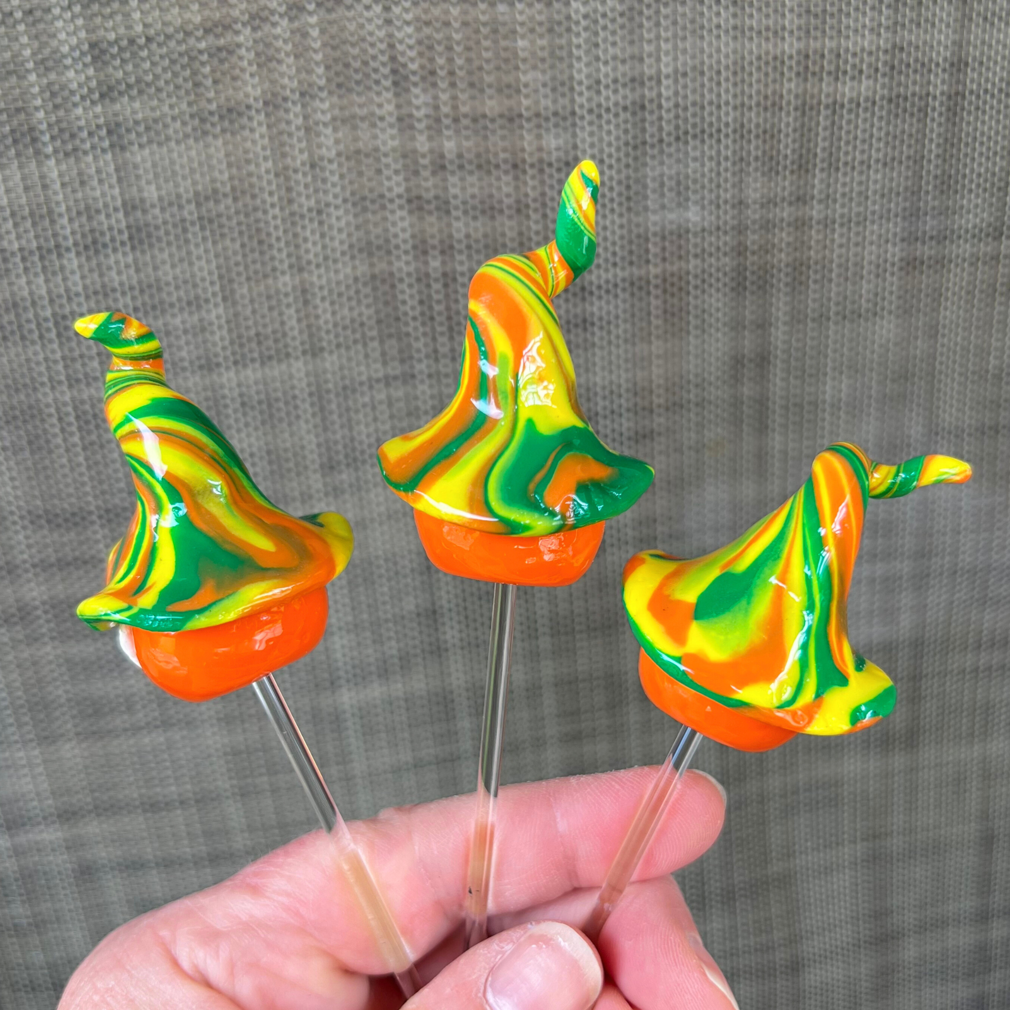 Whimsical gnome trio - Snizzlefern, Kirklin & Gump