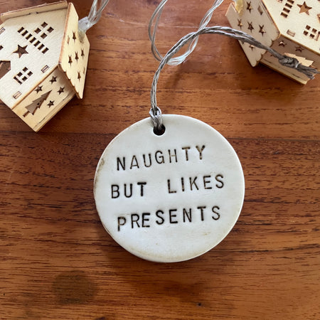 Cheeky Pottery Christmas Ornaments