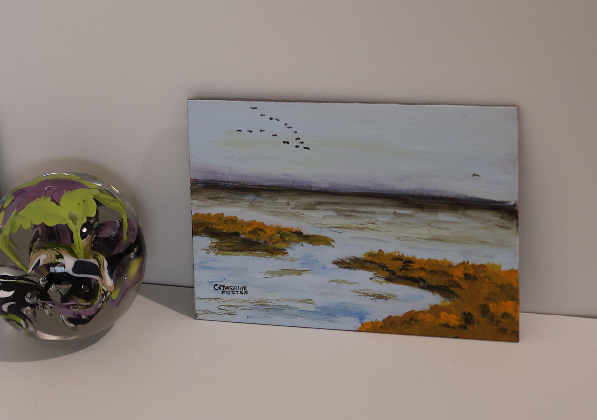 Original Art - Reeds at Riverton Bridge