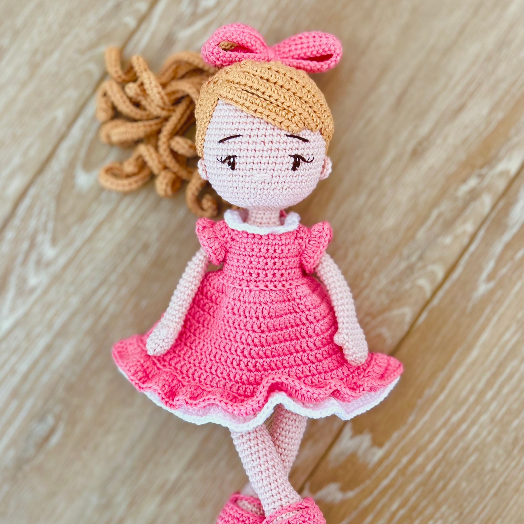 Crochet | Basic Doll Body | No Clothing | Custom Hair | Made To Order 