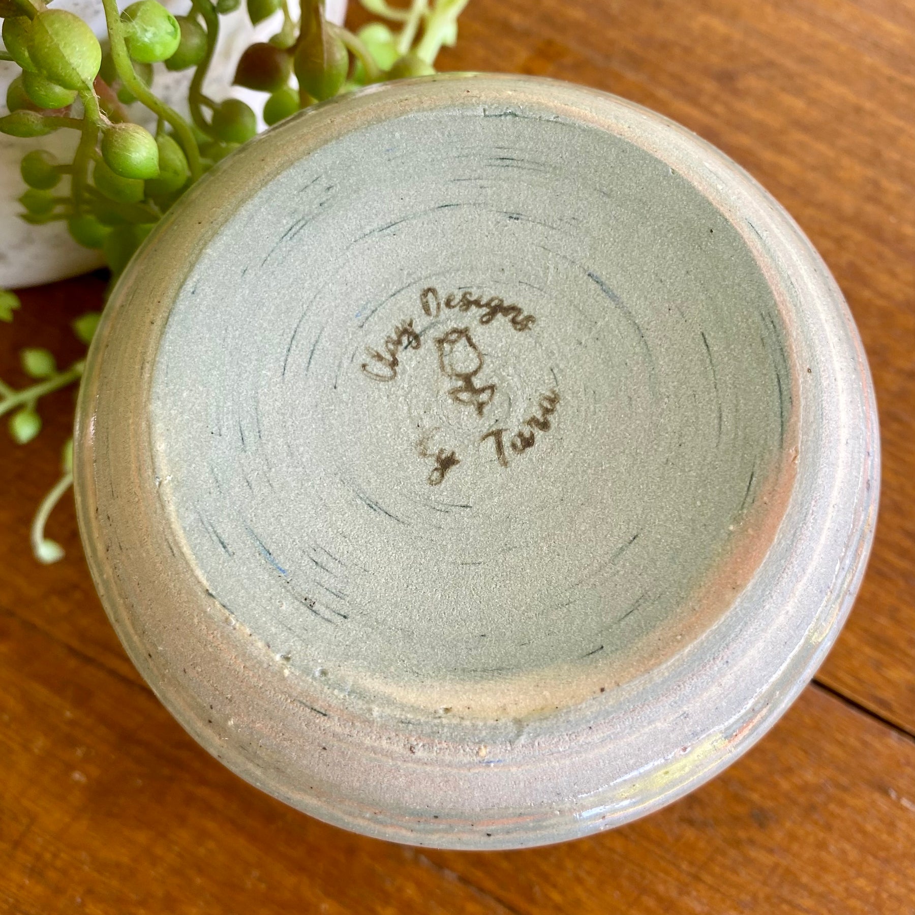 Marbled Effect Ceramic Latte Cup|Handmade Pottery