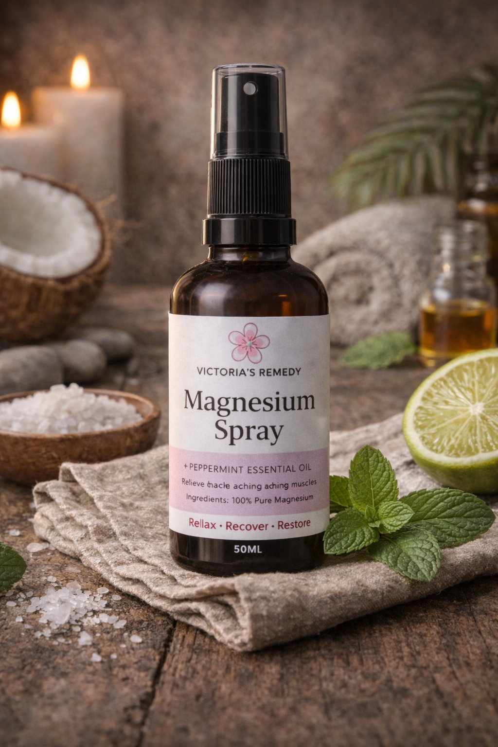 Magnesium Spray 50ml - Helps unwind those sore joints