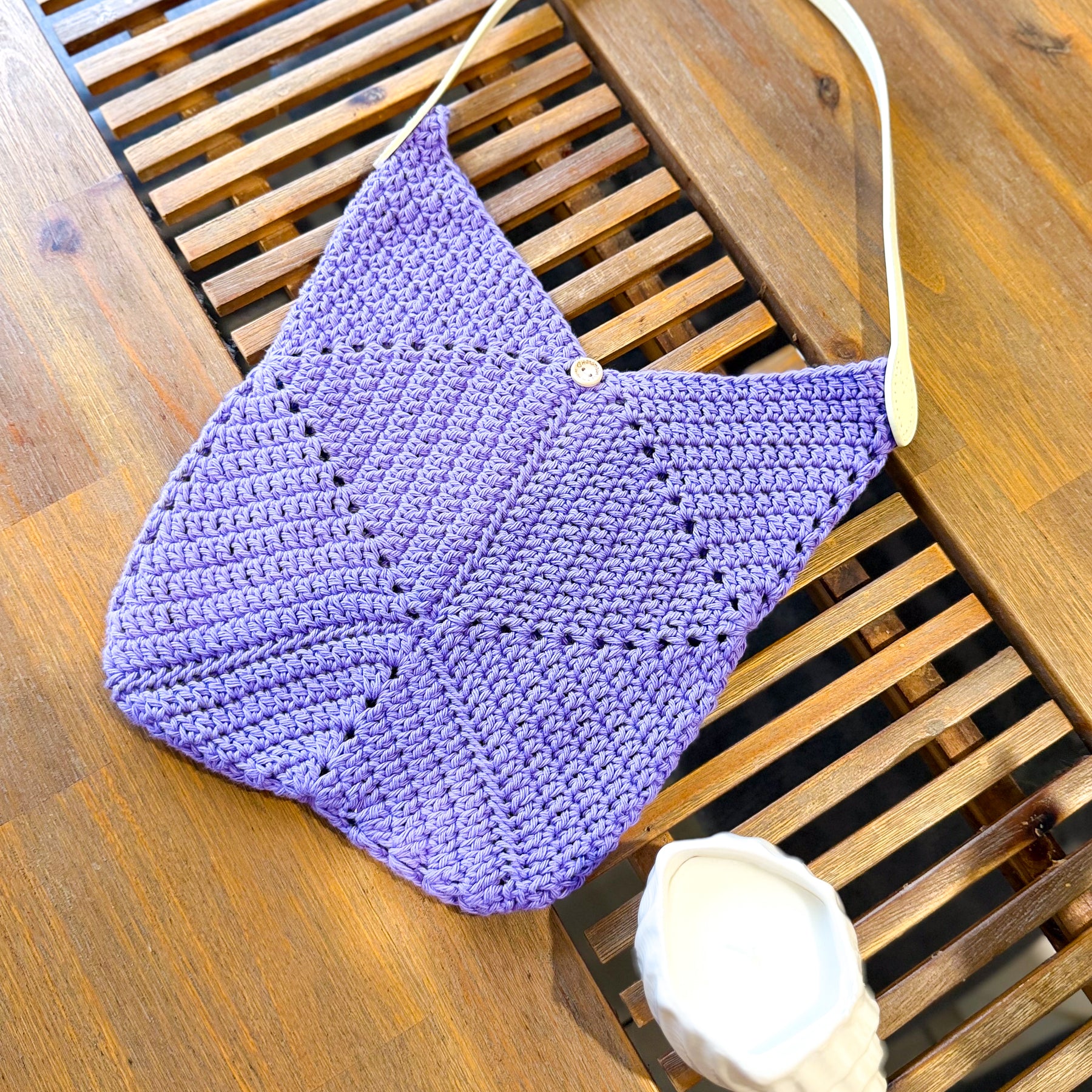#104 Symmetry Bag with Faux Handles