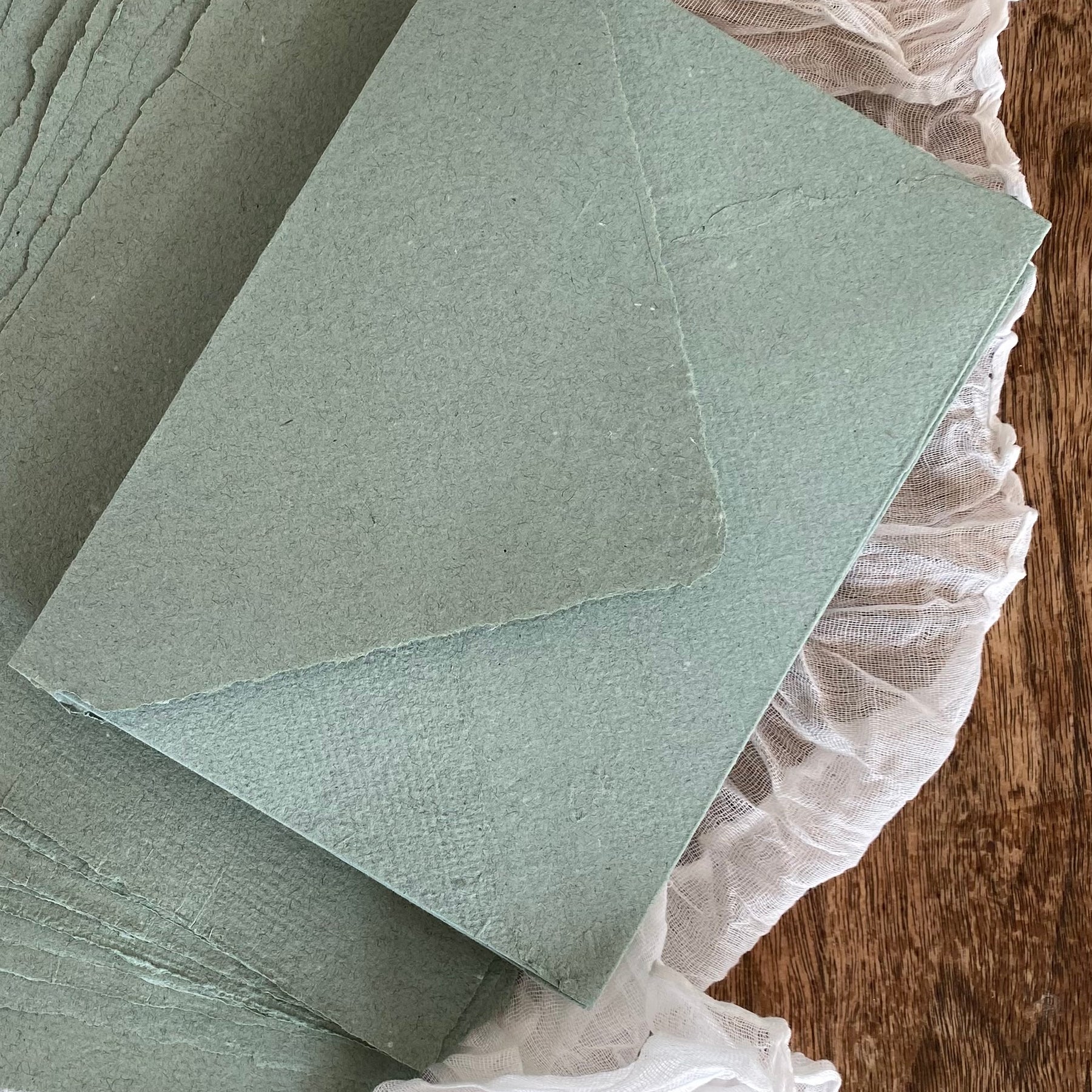 Envelopes DIY C6 size Handmade Paper Red Cedar Mould and Deckle