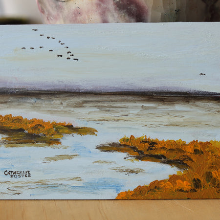 Original Art - Reeds at Riverton Bridge