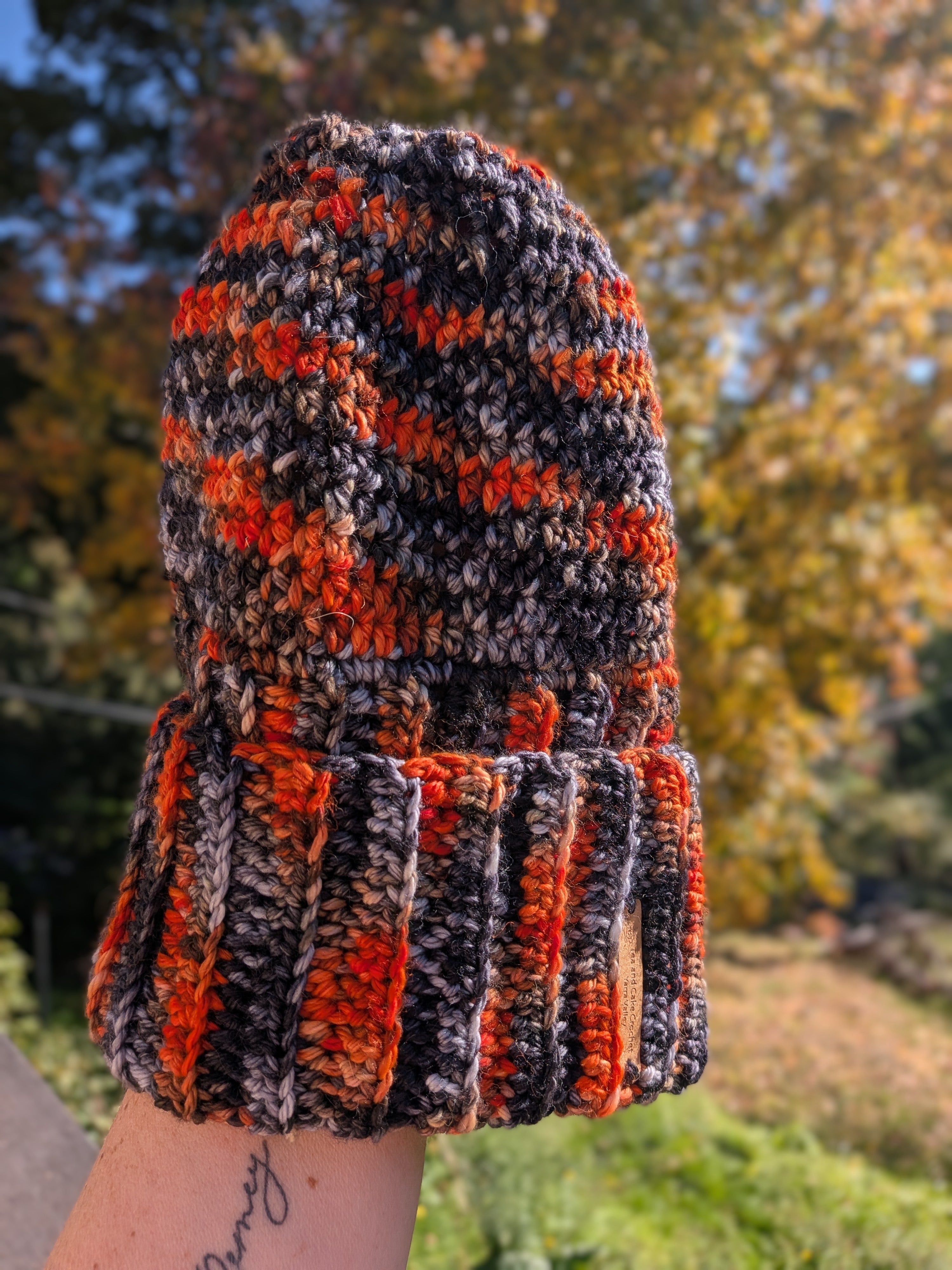Handmade Unisex Two Way Double Brim or Slouchie Beanie
