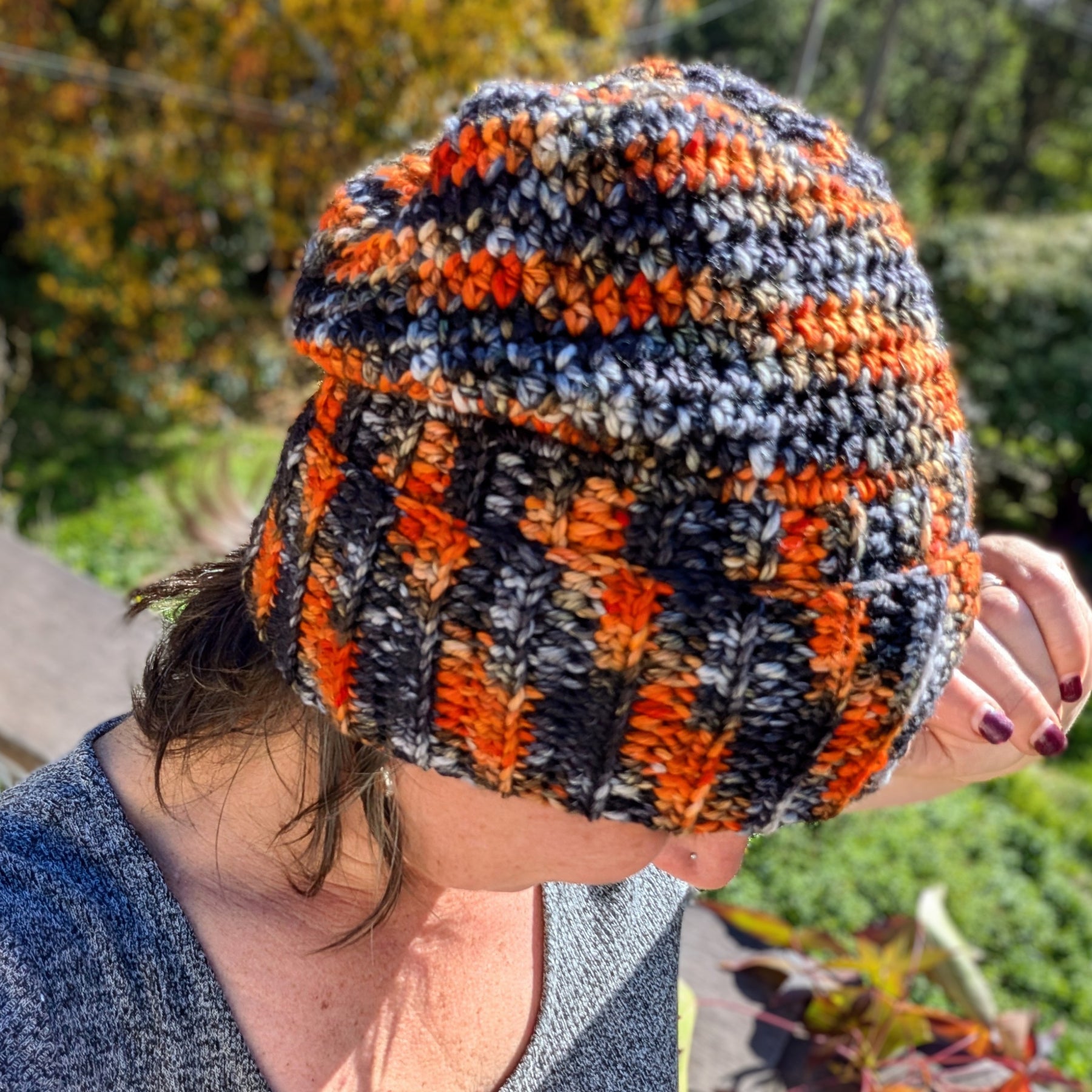 Handmade Unisex Two Way Double Brim or Slouchie Beanie