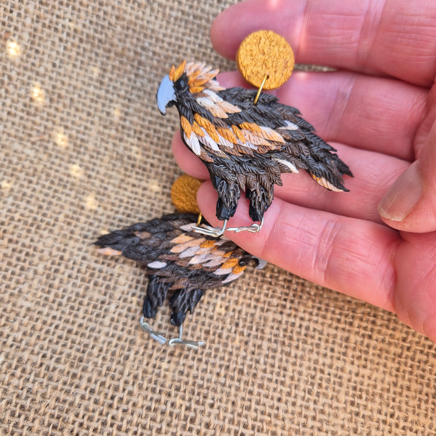 Wedge Tail Eagle Earrings