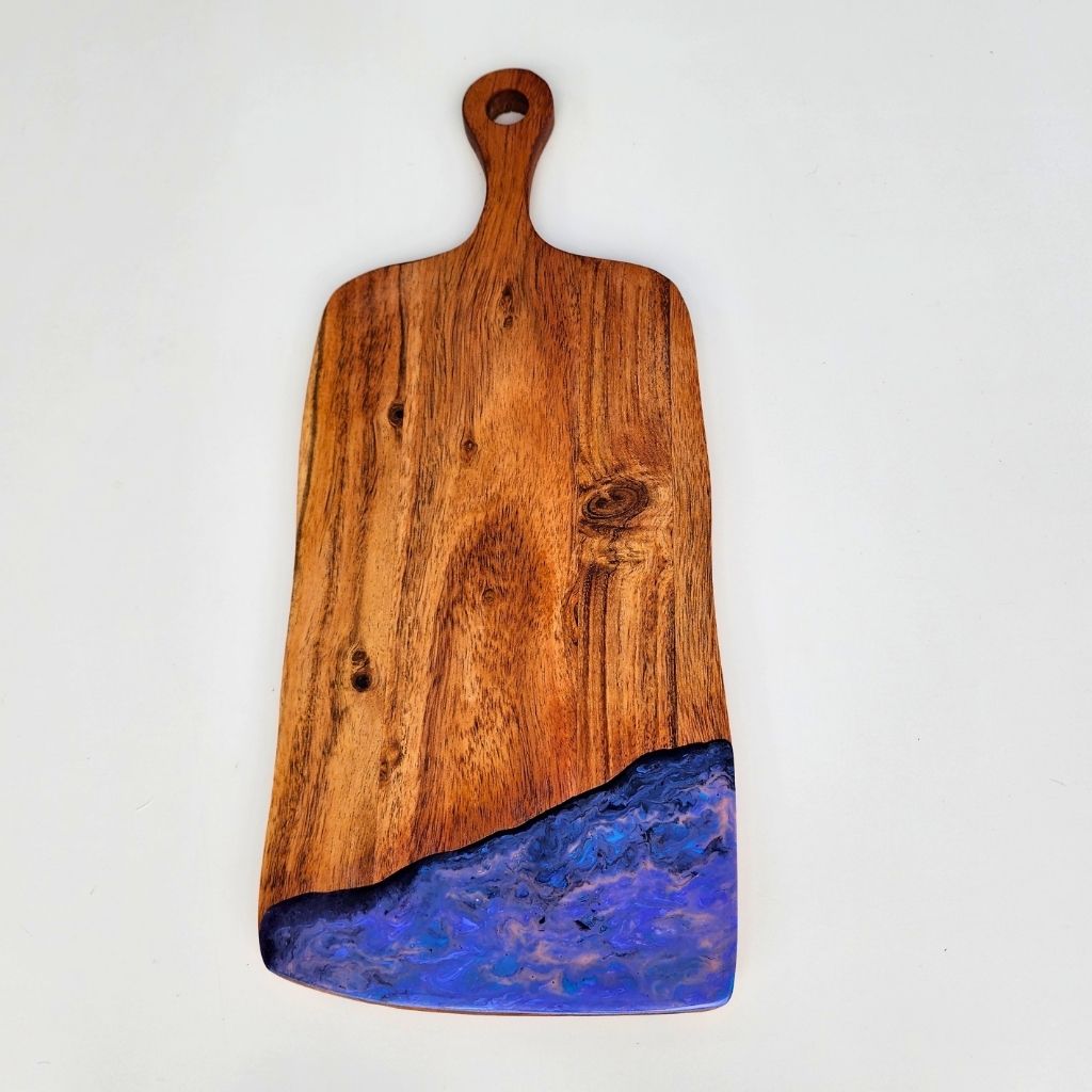 "Cobalt Shore" - resin display board