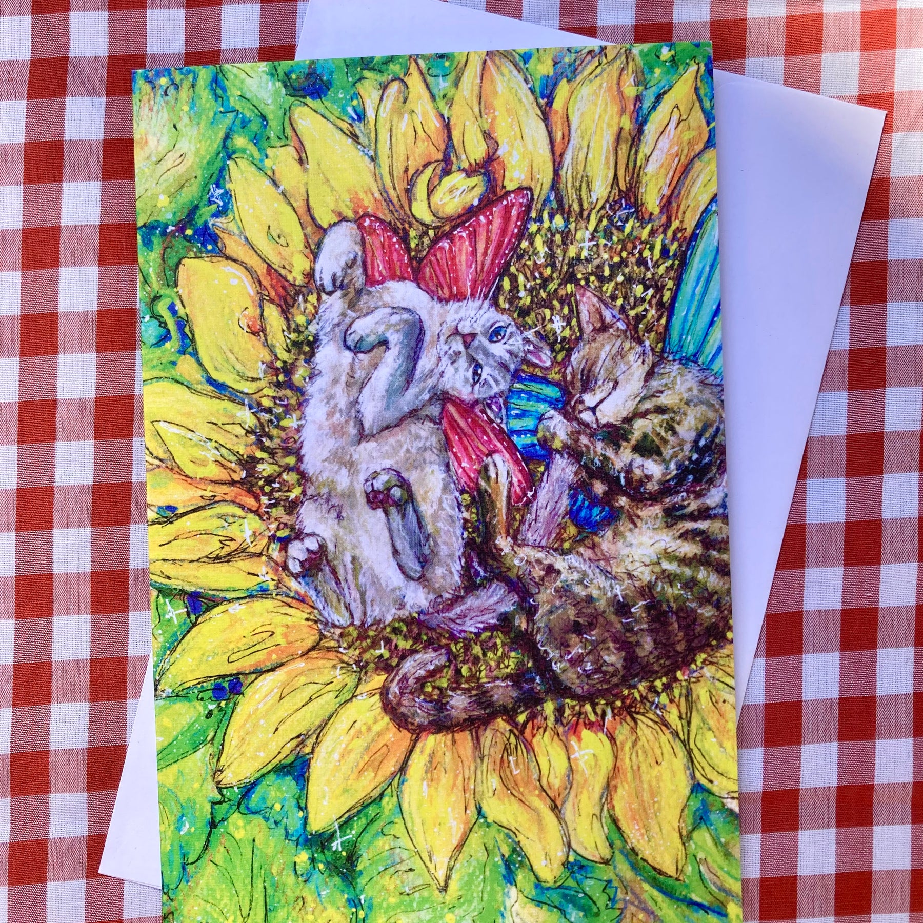 Fairy Cat Greeting Cards