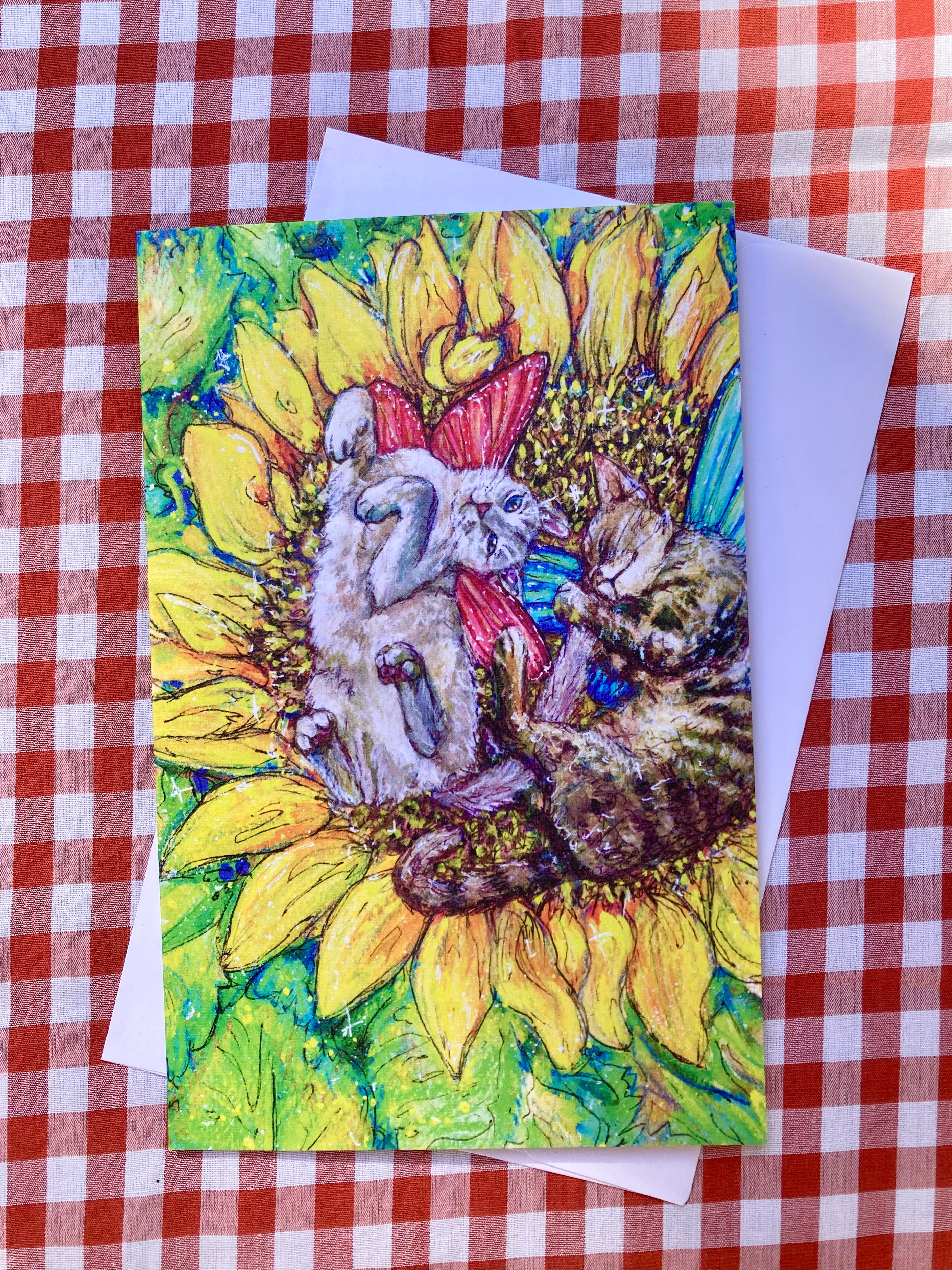 Fairy Cat Greeting Cards