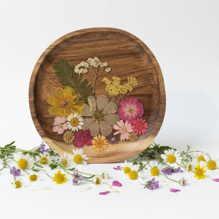 Botanical Platters - Acacia Wood 20cm x 20cm