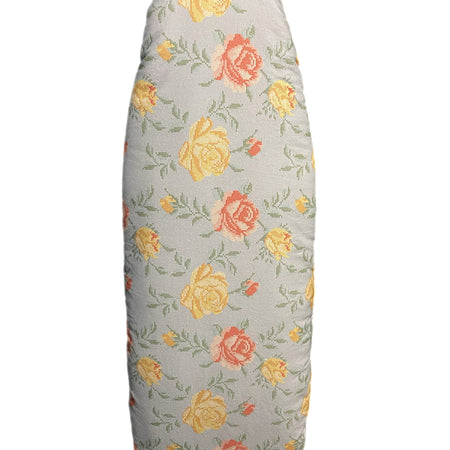 Padded Ironing board cover- Cross stitch Rose