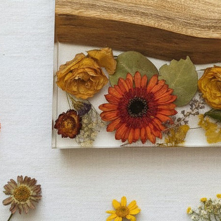 FOREVER BLOOMS - Botanical Riverboards - CUSTOM MADE 450 x 300mm