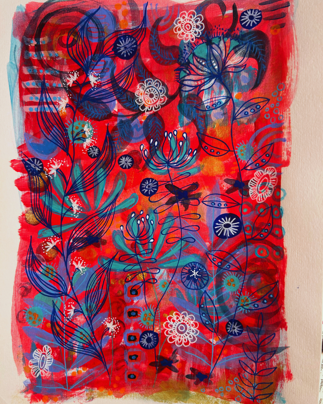 Original Hand-Painted Art: The Heat. The Hush.
