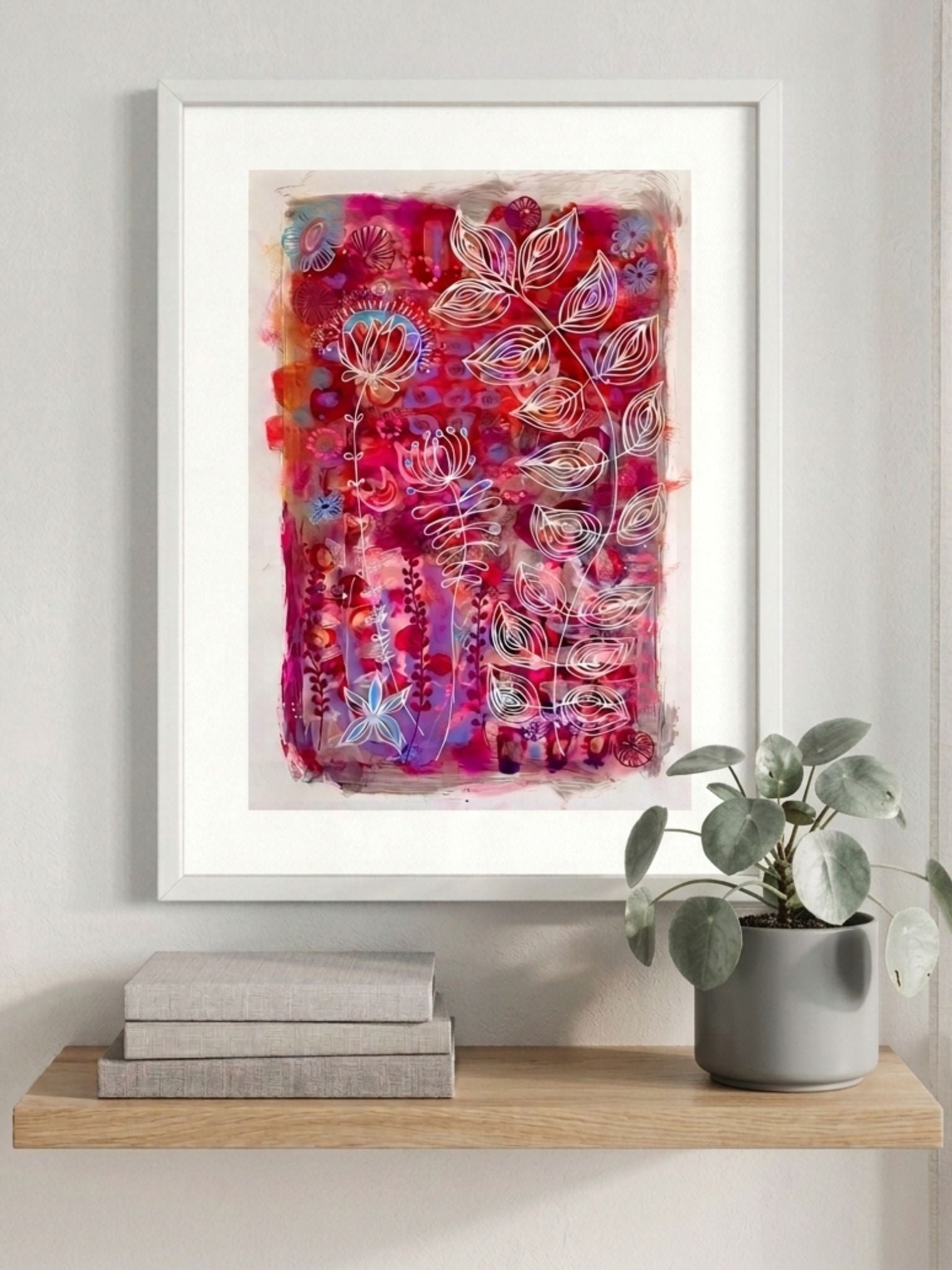 Original Hand Painted Art: The Dawn Blooming