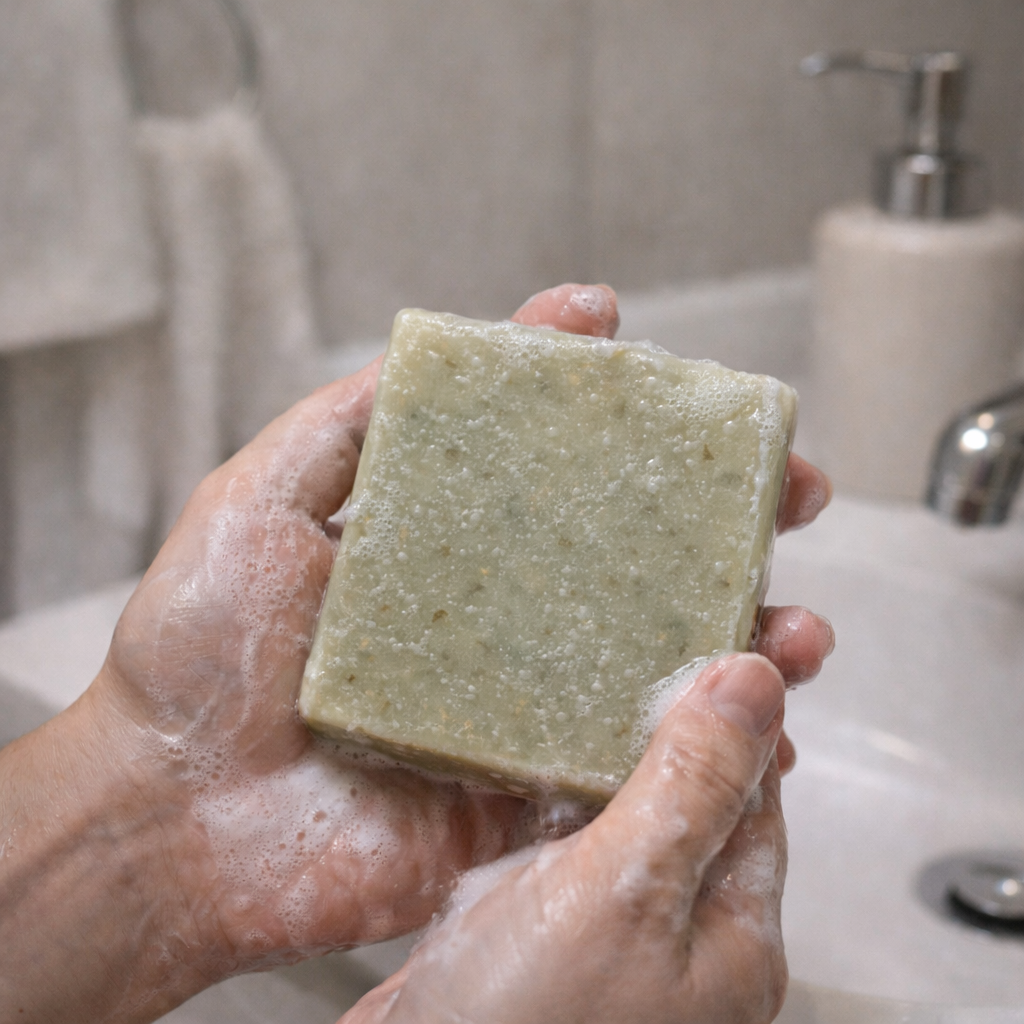 2 x Cucumber and Mint Cold Pressed Soap 120g each