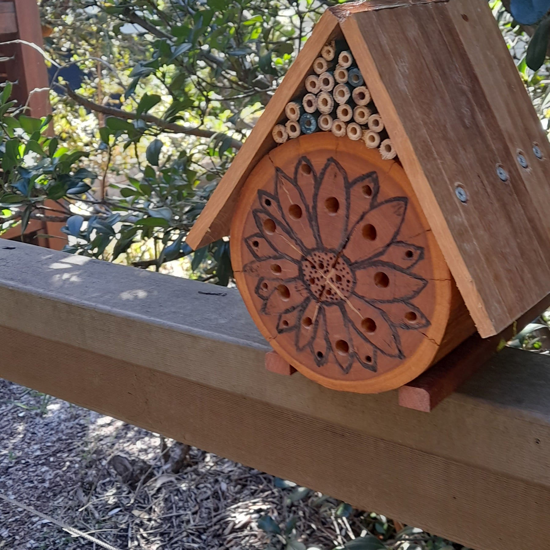 Hardwood Native Bee Hotel