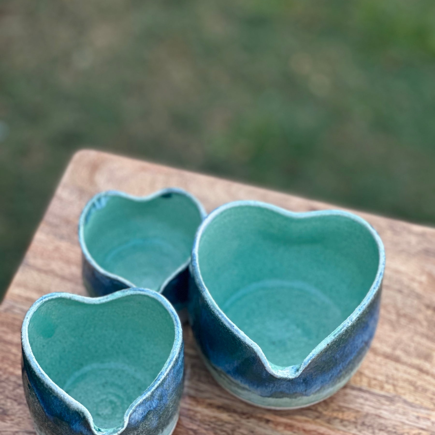 Much Love Pourers - Set of Three (3) Ceramic Jugs
