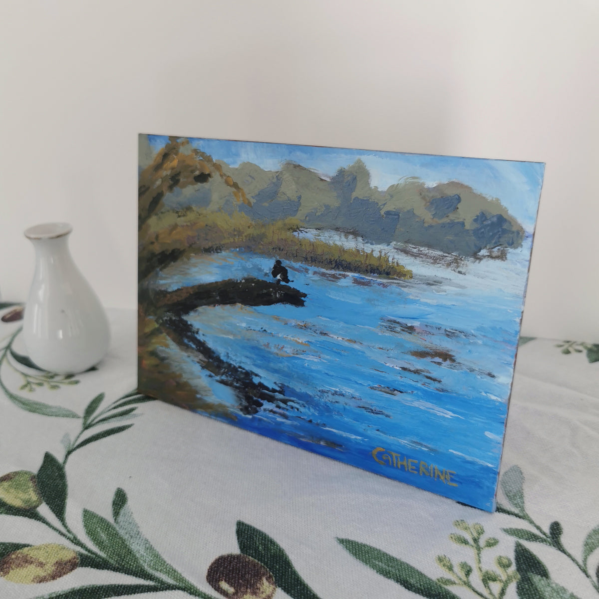 Original Art - Quiet Corner by the Swan
